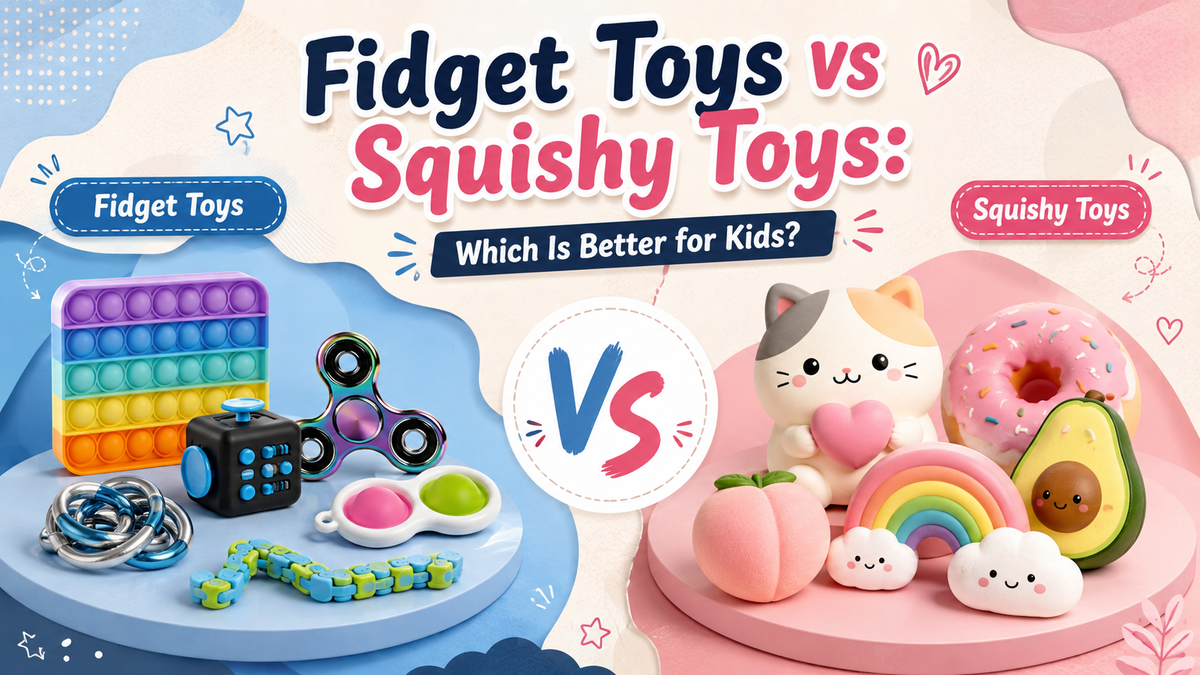 Fidget Toys vs Squishy Toys: Which Is Better for Kids?