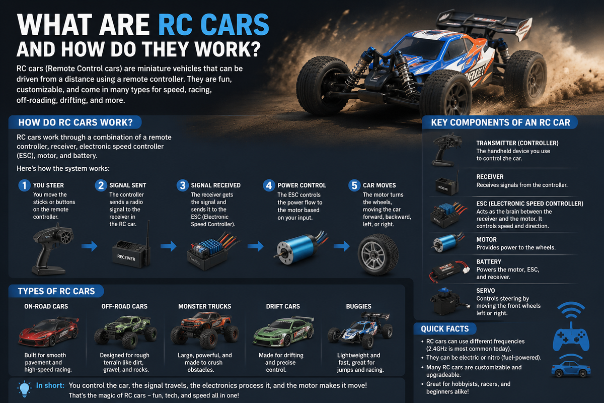 What Are RC Cars and How Do They Work?