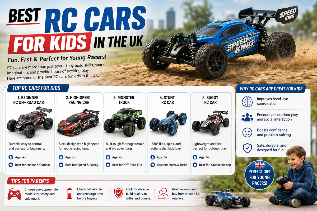 Best RC Cars for Kids in the UK