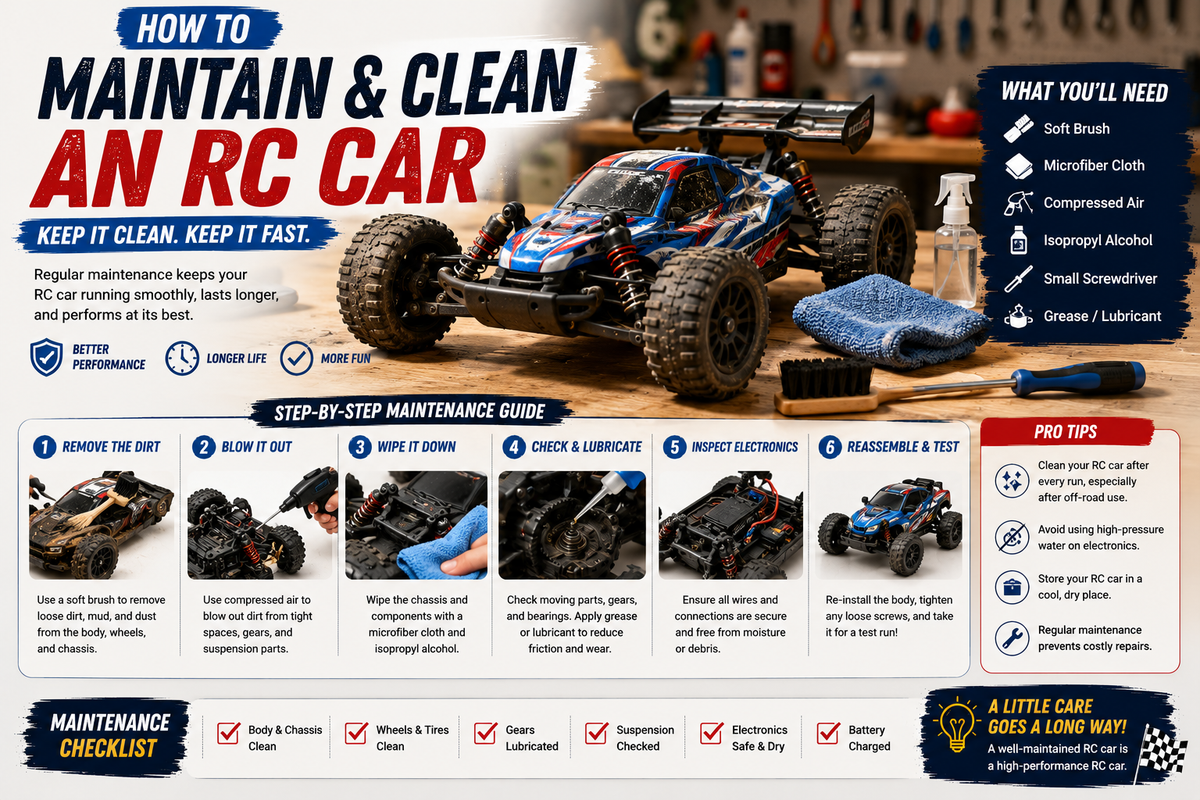 How to Maintain and Clean an RC Car
