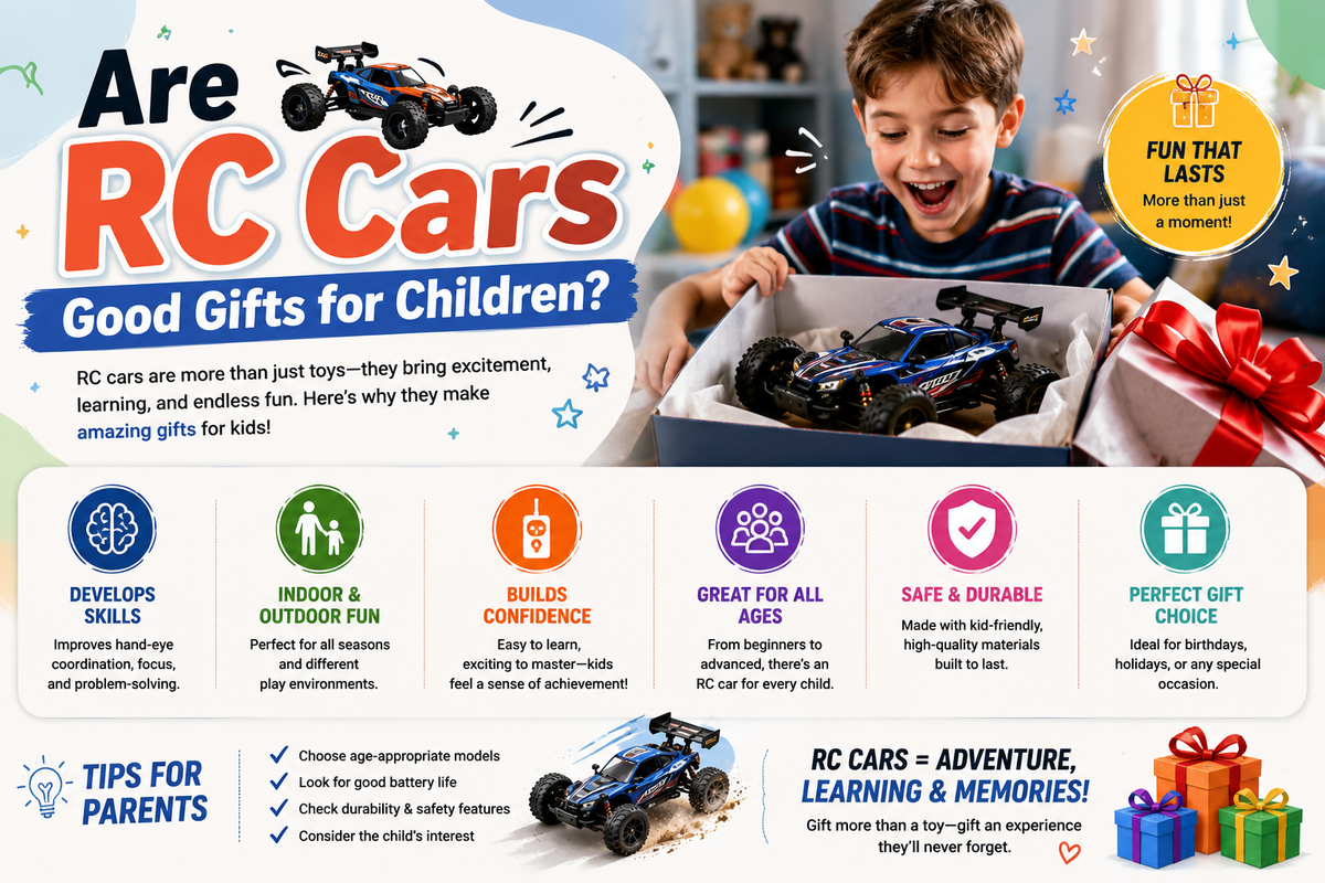 Are RC Cars Good Gifts for Children?