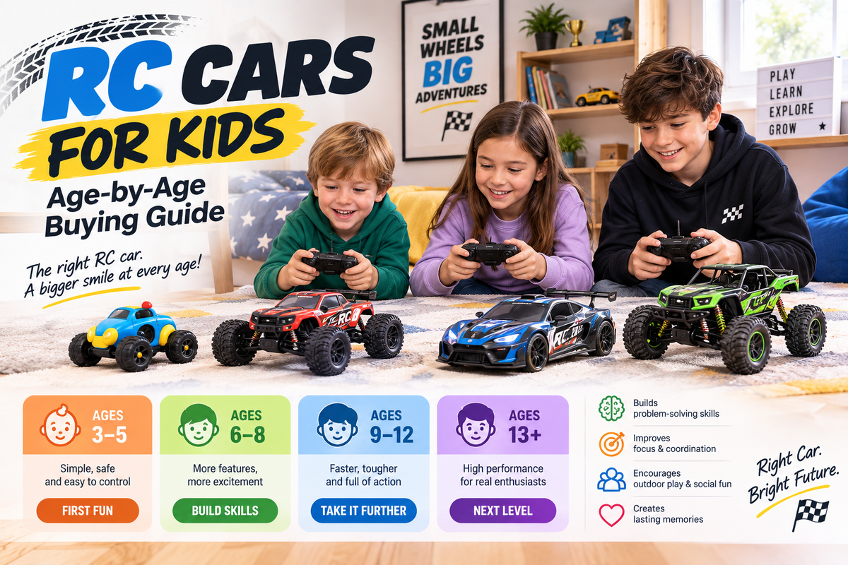 RC Cars for Kids: Age-by-Age Buying Guide