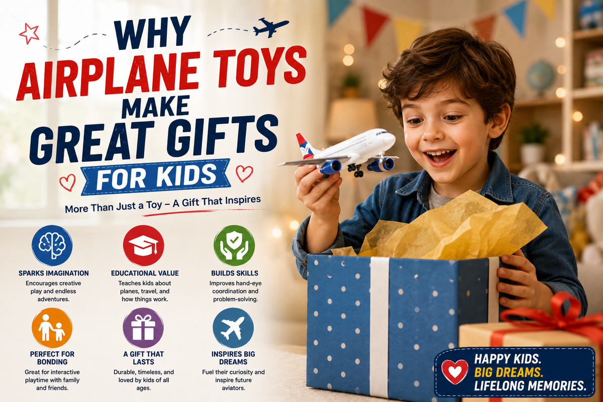 Why Airplane Toys Make Great Gifts for Kids