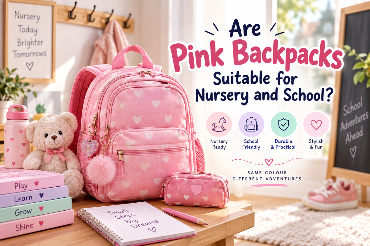 Are Pink Backpacks Suitable for Nursery and School?