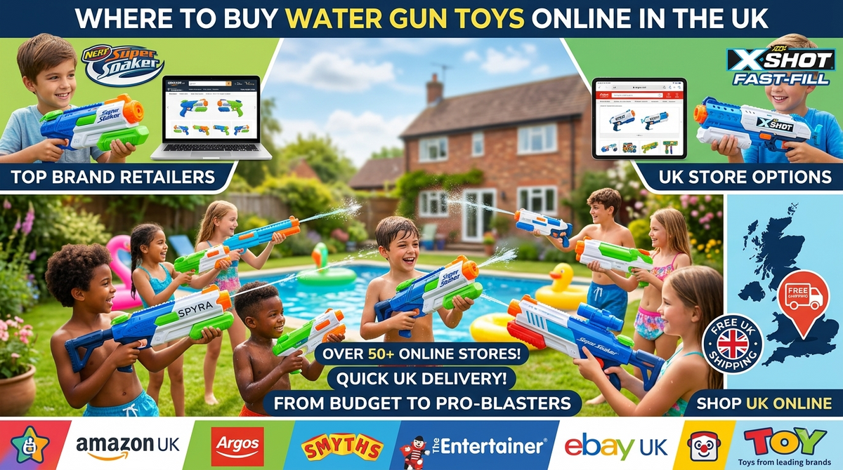 Where to Buy Water Gun Toys Online in the UK