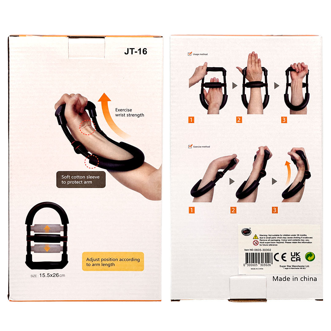 0605-30302 Adjustable Wrist & Forearm Strengthener | Hand Grip Exerciser for Home Gym & Muscle Training