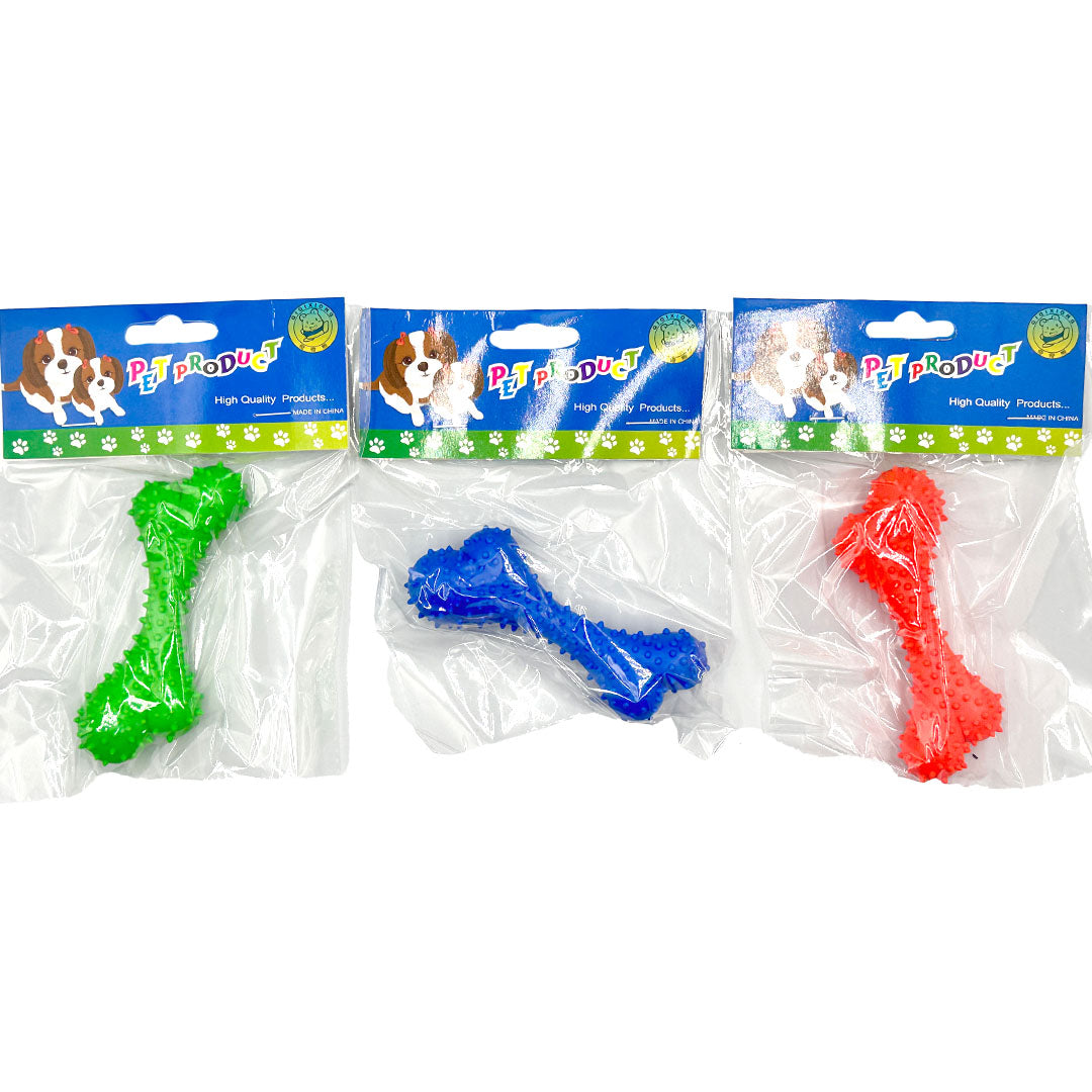 2332-HS Pet Spikey Bone Toy for Dogs (Pack of 12)