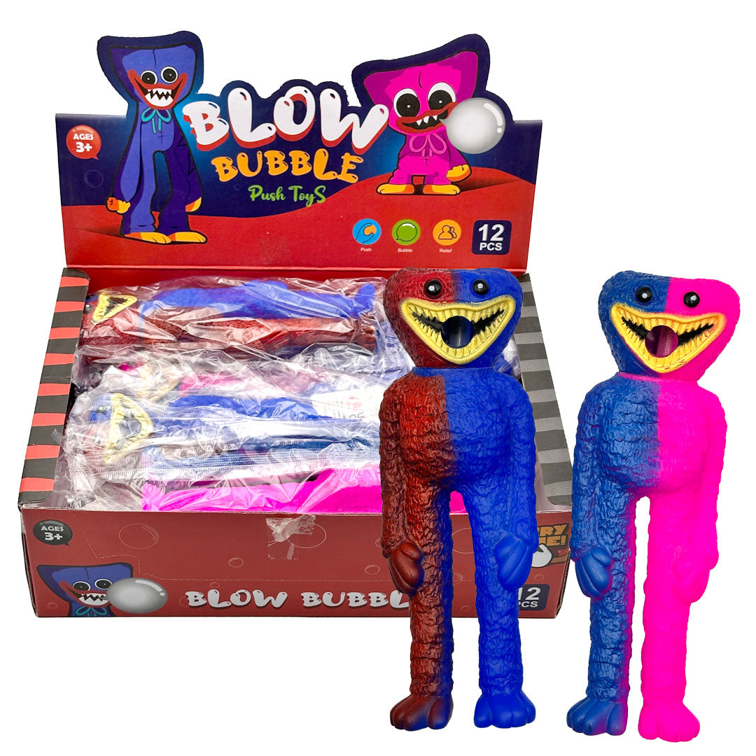3020G HUGGY Figure Squishy Bubble Toy (Box of 12)