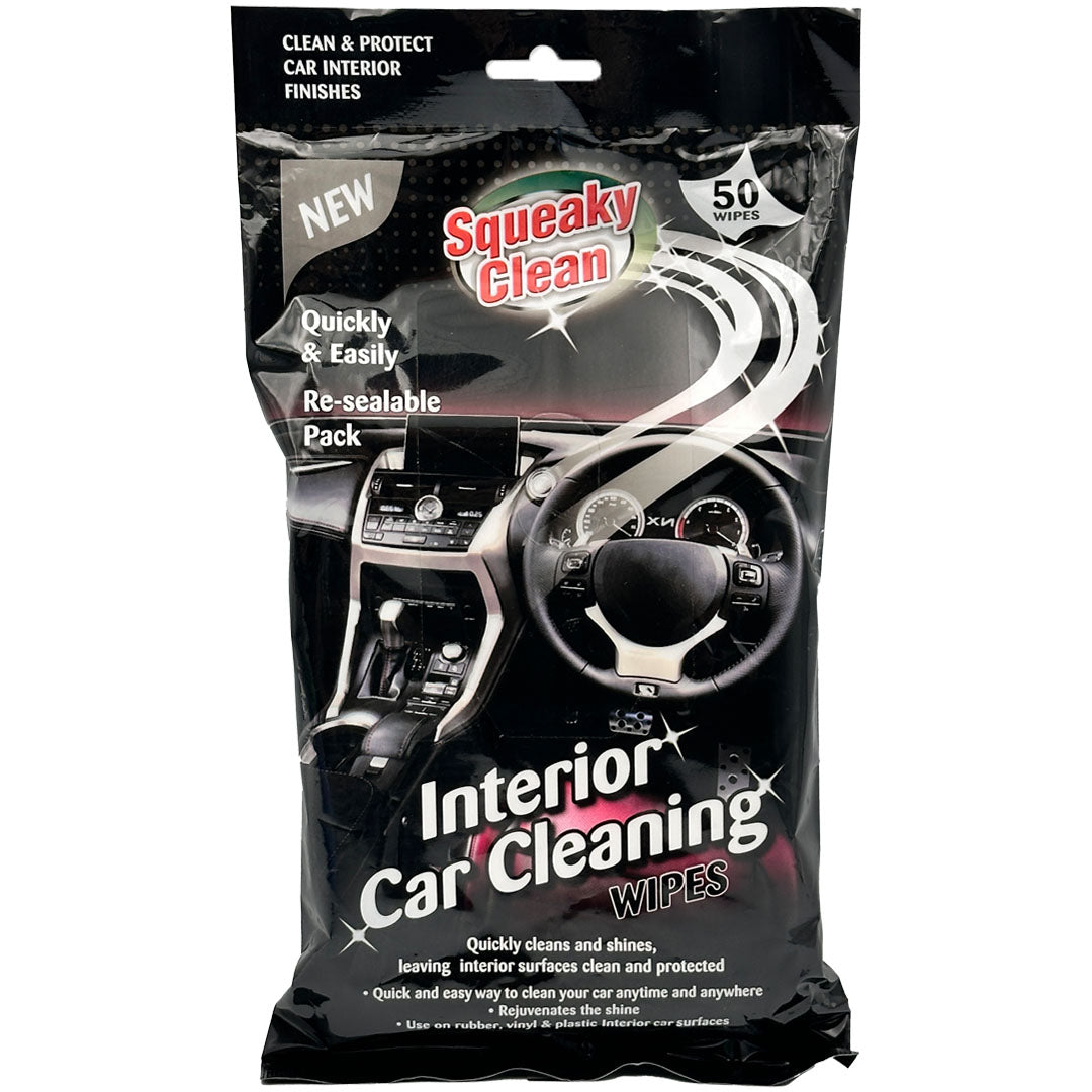 DUR5073 50pk Car Interior Cleaning Wipes