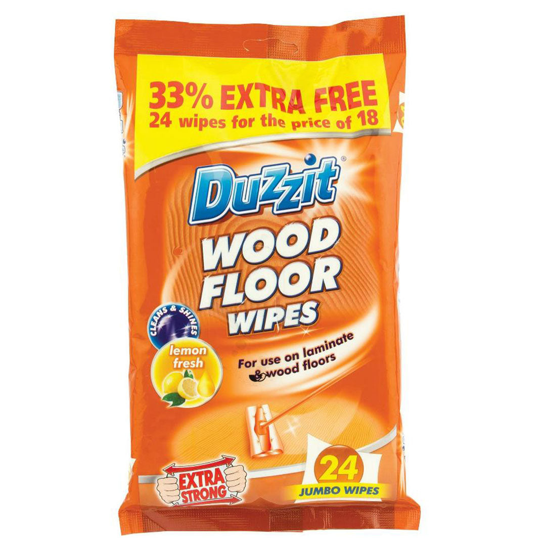 DZT012B Wood Floor 24 Wipes pack (Pack of 12)