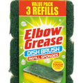 EG124 Elbow Grease Dish Brush Refill 3pk (Pack of 12)