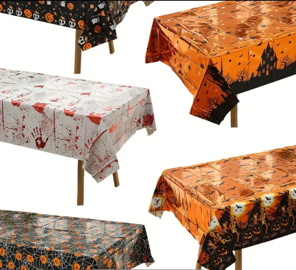 Halloween Pumpkin Tablecloth 6x1.2m