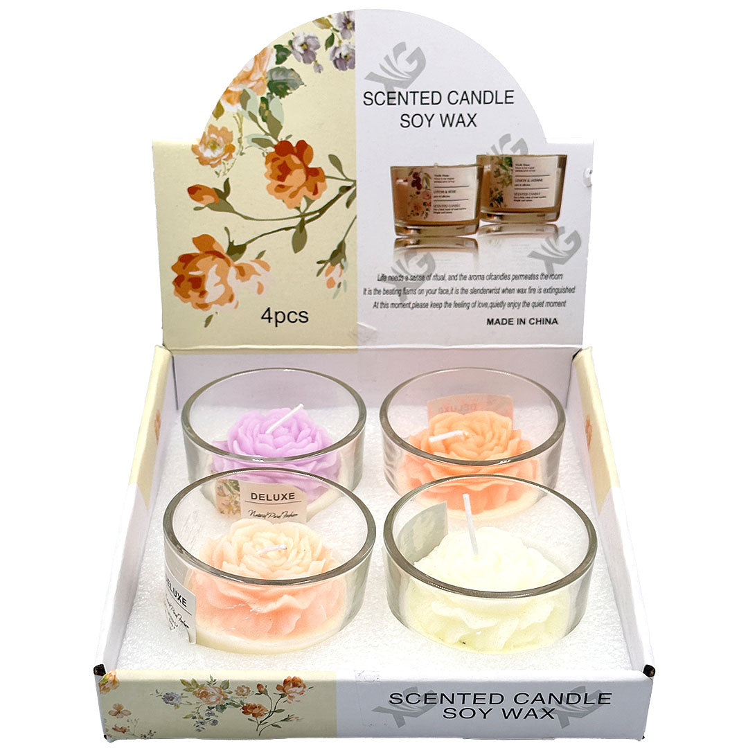 HS-72703 Rose Scented Candle Soy Wax