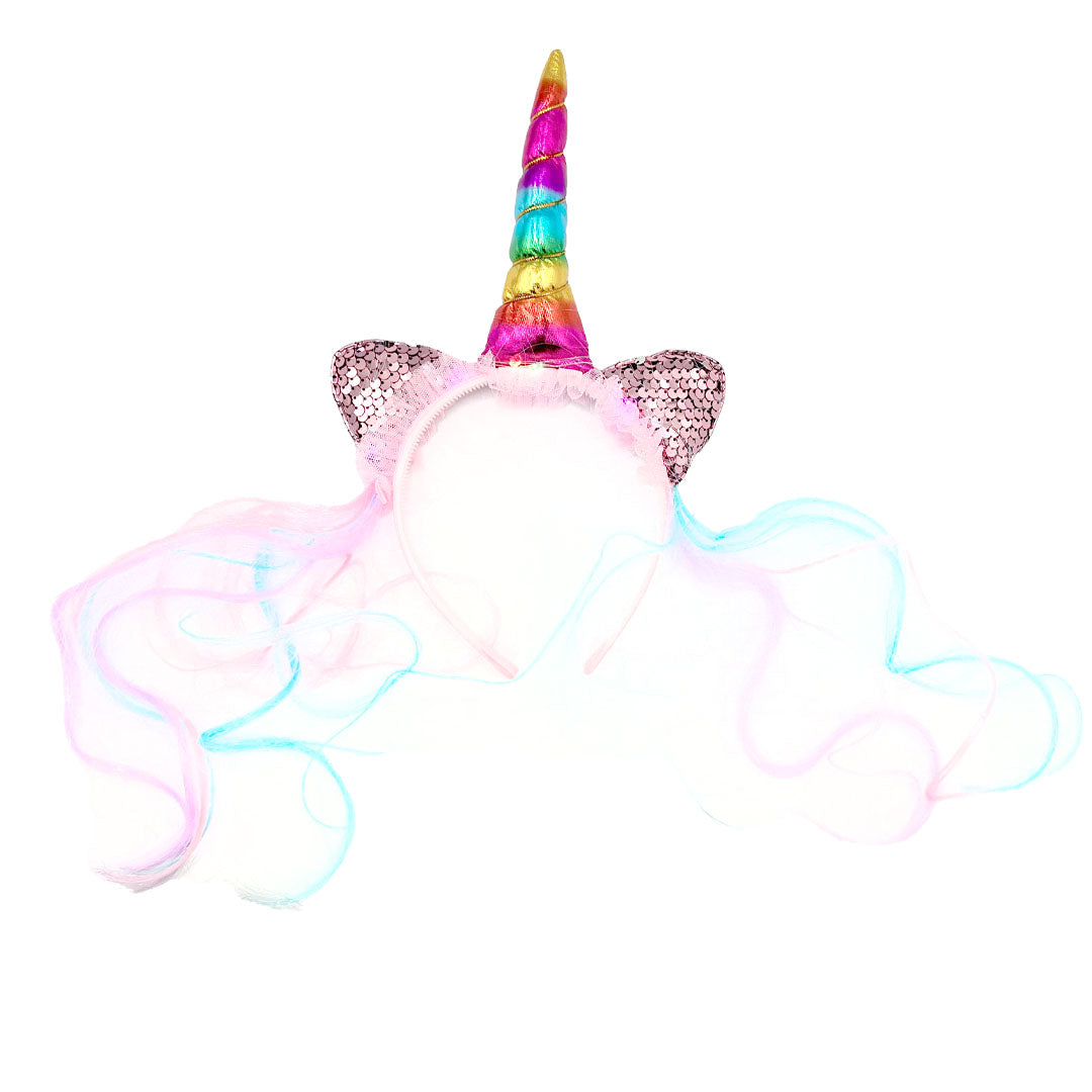 HS-7340 Light Up Unicorn Headband