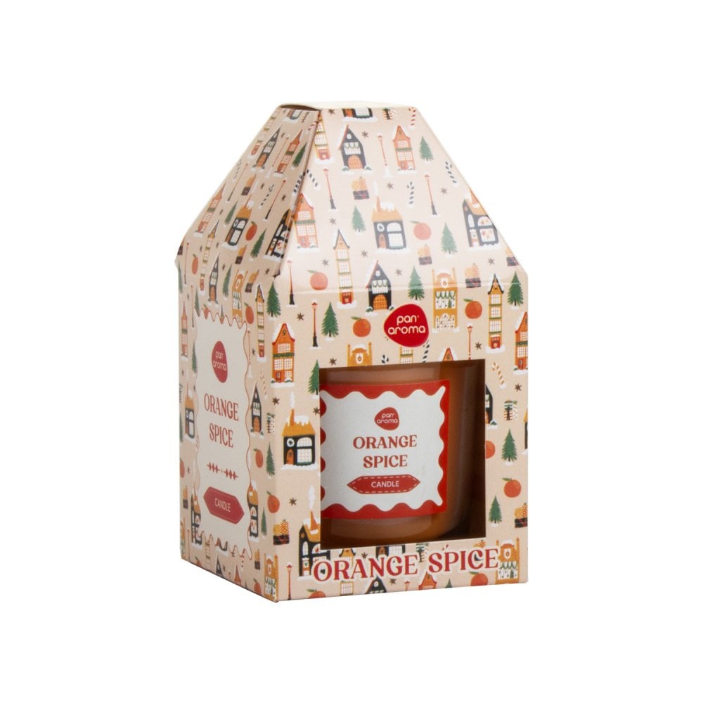 PAN0713 HUT DIFFUSER & CANDLE SET 100ML/120G-ORANGE SPICE