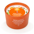 PAN0481 x24 85G COLOURED JAR CANDLE - BERGAMOT & MANDARIN