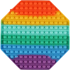 6x 30CM Pop it hexagon