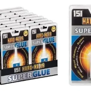 1511111B x12 HARD AS NAILS SUPER GLUE 20G